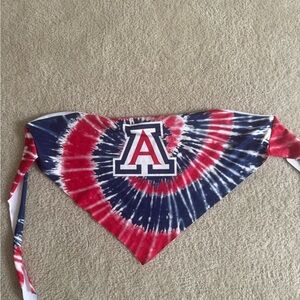 Arizona Tie-Dye Crop Top - Red and Blue